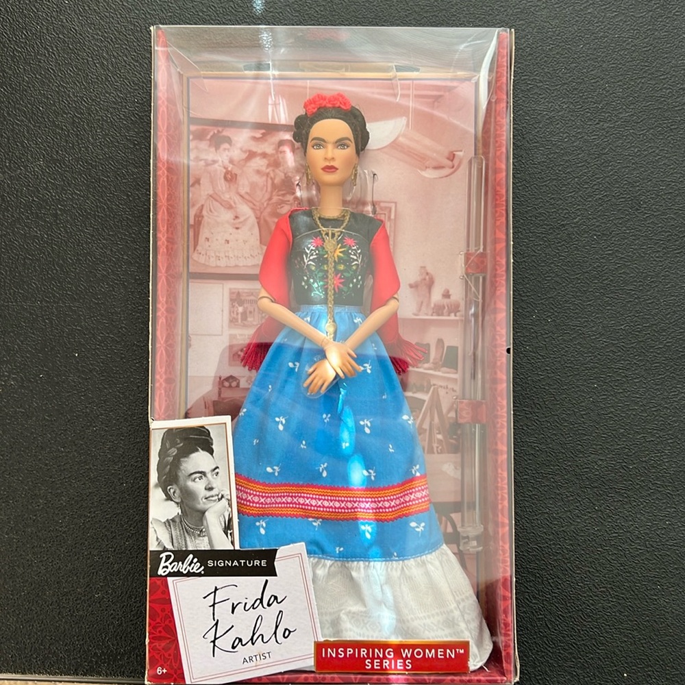 NEW Frida Kahlo Barbie Doll Inspiring Women Series Mexican Artist Feminist